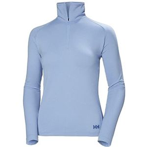 Helly Hansen Dames W Verglas trui met 1/2 rits, helder blauw, XS, Helder blauw, XS