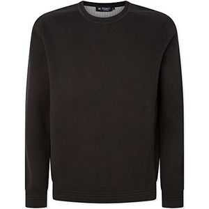 Hackett London Men's DF Knit Sweatshirt, Zwart, 3XL