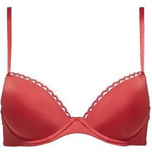 Calvin Klein T-shirt beha voor dames, Rood (Regal Red Picot), 80C