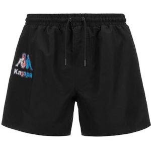 Kappa Graphik FRIOGO, badpak, S, zwart, heren