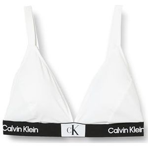 Calvin Klein Triangle BH voor dames, Pvh Classic Wit, XL Meer