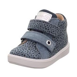 Superfit Baby Mädchen SUPIES Sneaker, BLAU/PINK 8040