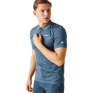 Regatta Heren Remex II Jersey Sneldrogende Poloshirt met korte mouwen, Blauwe Coronet, L