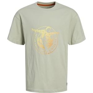 JACK&JONES JUNIOR JOCSC Gradient Logo Tee SS OS JNR, desert sage, 128 cm