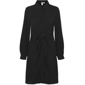 VMRALUNA L/S Shirt ABK Dress WVN BTQ GA, zwart, S