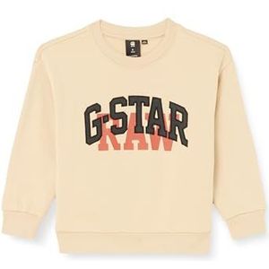 G-STAR RAW Jongens Ss23201 Sweater, Beige (Cream D25009-01-137), 10 Jaar