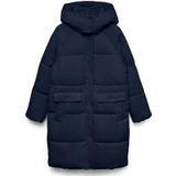 Vmdebra - Jas - Lang - Met Capuchon - Voorzakken met Drukknoopsluiting