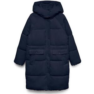 Vmdebra - Jas - Lang - Met Capuchon - Voorzakken met Drukknoopsluiting