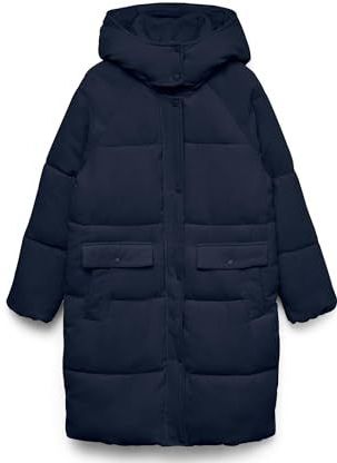 Vmdebra - Jas - Lang - Met Capuchon - Voorzakken met Drukknoopsluiting