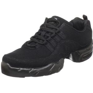 Bloch Dance Canvas Boost Split Sole Dance Sneaker voor dames, Zwart, 41 EU