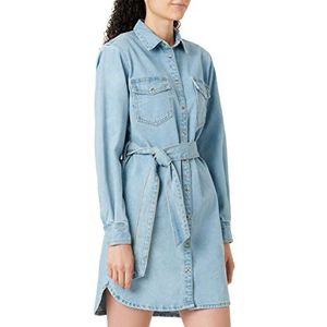 JACK & JONES JXTHALIA Regular Dress CR3 NOOS jurk, Light Blue Denim, S, blauw (light blue denim), S