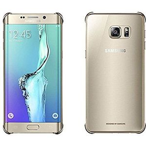 Samsung Clear Cover voor Galaxy S6 Edge Plus, goud