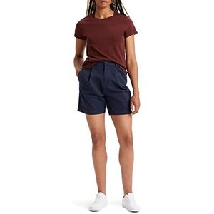 Dockers Pleated Original Blazer Shorts voor dames, Navy Blazer, 28