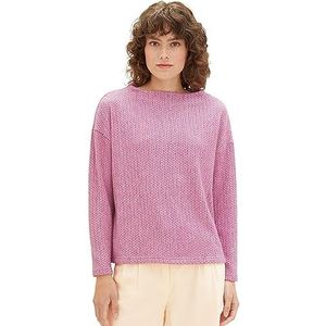 TOM TAILOR Sweatshirt voor dames, 33830 - Mauvy Plum, XS