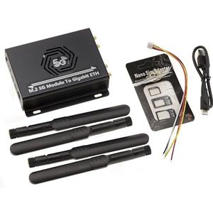 KALEA-INFORMATIQUE M2 B Sleutel tot Ethernet 2.5G adapter voor WWAN LTE module met SIM-kaart ondersteuning 3G 4G 5G compatibele Realtek RTL8125 chipset