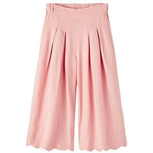 Bestseller A/S NKFHAFONA Wide 7/8 broek voor meisjes, roze tan, 146, Rose tan., 146 cm