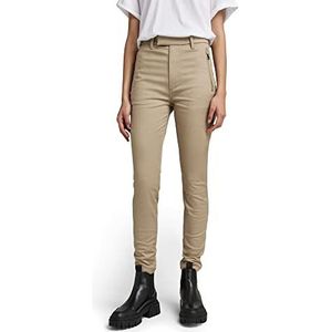 G-STAR Raw Weld High Skinny Chino voor dames, beige (Tree House D19141-c105-c941), 24W / 32L