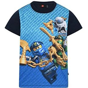 LEGO Jongen Ninjago Jungen T-Shirt LWTaylor 329, 590 Dark Navy, 140