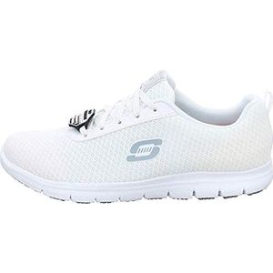 Skechers Ghenter Bronaugh Sneaker voor dames, Witte Mesh water- en vlekafstotende treinen, 39.5 EU