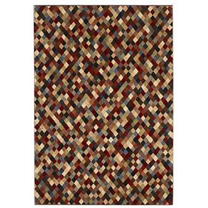Aspect SUSU Geometrisch/Rhombus tapijt, Polypropyleen Multi kleuren, 120x170cm