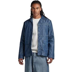 G-STAR RAW Marseille Blazer voor heren, blauw (Worn In Cadet Blue D303-D910), XS