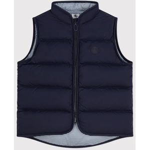 Petit Bateau Mouwloos donsjack voor jongens, blauw, 4 Jaar