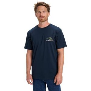QUIKSILVER - Light Waves - T-shirt - Marineblauw - Katoen