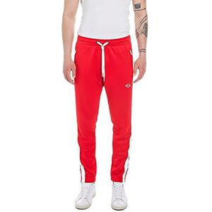 Replay Joggingbroek voor heren met trekkoord, Poppy Red 555, XS