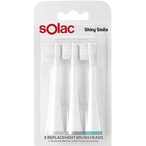 Solac S99942700 AD4000 tandenborstels voor elektrische tandenborstel Shiny Smile, kunststof