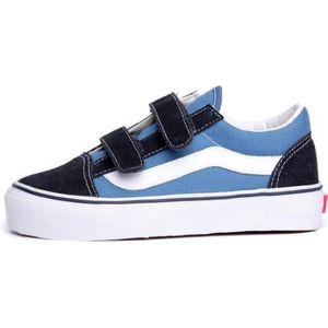 Vans Old Skool V Sneakers voor kinderen, uniseks, Blauw Navy True White Nvy, 31.5 EU