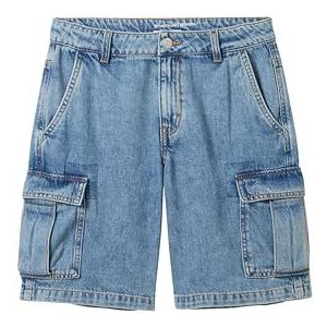 TOM TAILOR Bermuda jeansshort voor jongens, 10142 - Light Stone Blue Denim, 152 cm