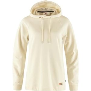 Fjallraven 86987-113 Vardag Hoodie W Shirt met lange mouwen Dames Chalk White Maat XXS