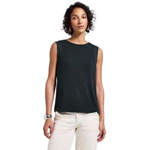 STREET ONE - Blousetop - Pine grove green - Mouwloos - Casual fit