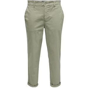 ONLY & SONS Heren Chino Cropped, zeemeermin, 36W x 34L