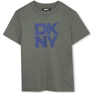 DKNY D62431 T-shirt voor jongens, Druif, 6 Jaren