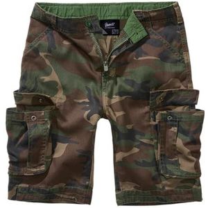 Brandit Kids Urban Legend Shorts, vele (camouflage) kleuren, maten 122 tot 176, woodland, 146 cm