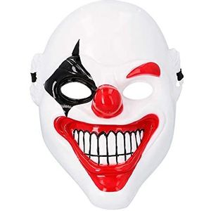 Boland 72264 - masker horrorclown, gezichtsmasker, killer, psycho, accessoire, Halloween, carnaval, themafeest