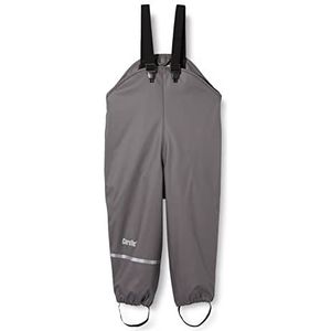CareTec Uniseks regenbroek voor kinderen, Pu W/O fleece regenbroek, grijs, 104 cm