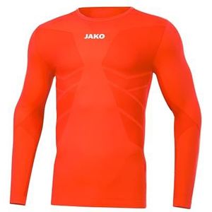 JAKO - Comfort 2.0 Met Lange Mouwen, Uniseks-Kind, Vlam, 3XS