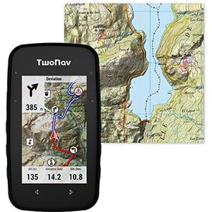 TwoNav Cross Plus + kaart Spanje Topo, GPS met 3,2 inch display voor MTB, fietsen, trekking of wandelen, inclusief kaarten