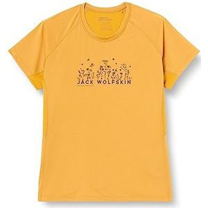 Jack Wolfskin Morobbia T-shirt, gouden kruiden, S dames, gouden kruiden, S