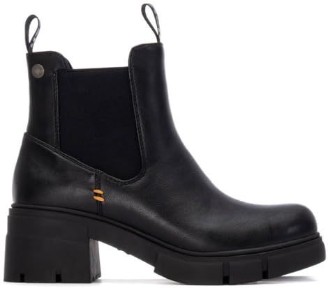 Refresh - 17290501 - Enkellaarsjes - Zwart - Casual - Ritssluiting