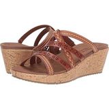 Skechers Beverlee Tiger Posse sandaal voor dames, Bagage Duraleather, 39 EU