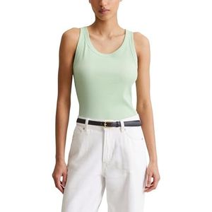 Haltertops - Effen - Katoen - Normale Pasvorm - Mouwloos