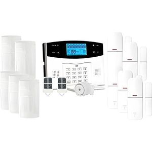 Alarmsysteem voor thuis, draadloos, wifi, internetbox en GSM Belmon Smart Lifebox, set Tier 5