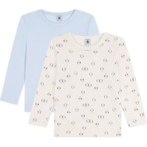 Petit Bateau T-shirt voor kinderen, katoen, lange mouwen, bedrukt, Variant 1:, 3 Jaren