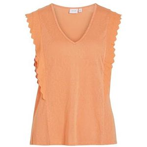 VIMIOSA V-hals S/L TOP, Shell Coral., XL