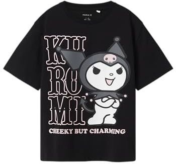 Hello Kitty - T-shirt - Kuromi - Jersey - Korte Mouwen
