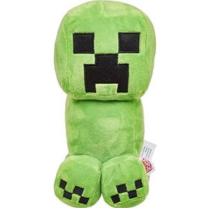 Minecraft Basisassortiment Knuffelpoppen, op videogame ge�ïnspireerde personages, verzamelspeelgoed en cadeau voor kinderen en fans vanaf 3 jaar, HBN40