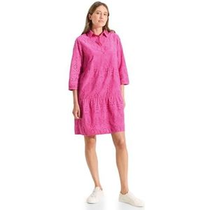 CECIL Jurk met borduurwerk, Bloomy Pink, XXL